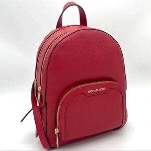 Michael Kors Medium Jaycee Backpack Red